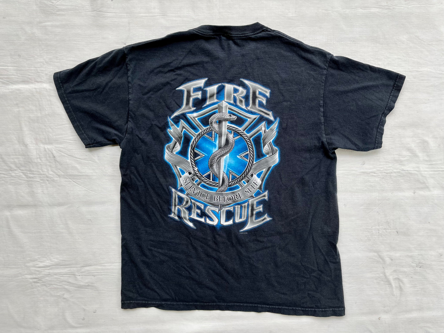 trouble firefighter sample Tee