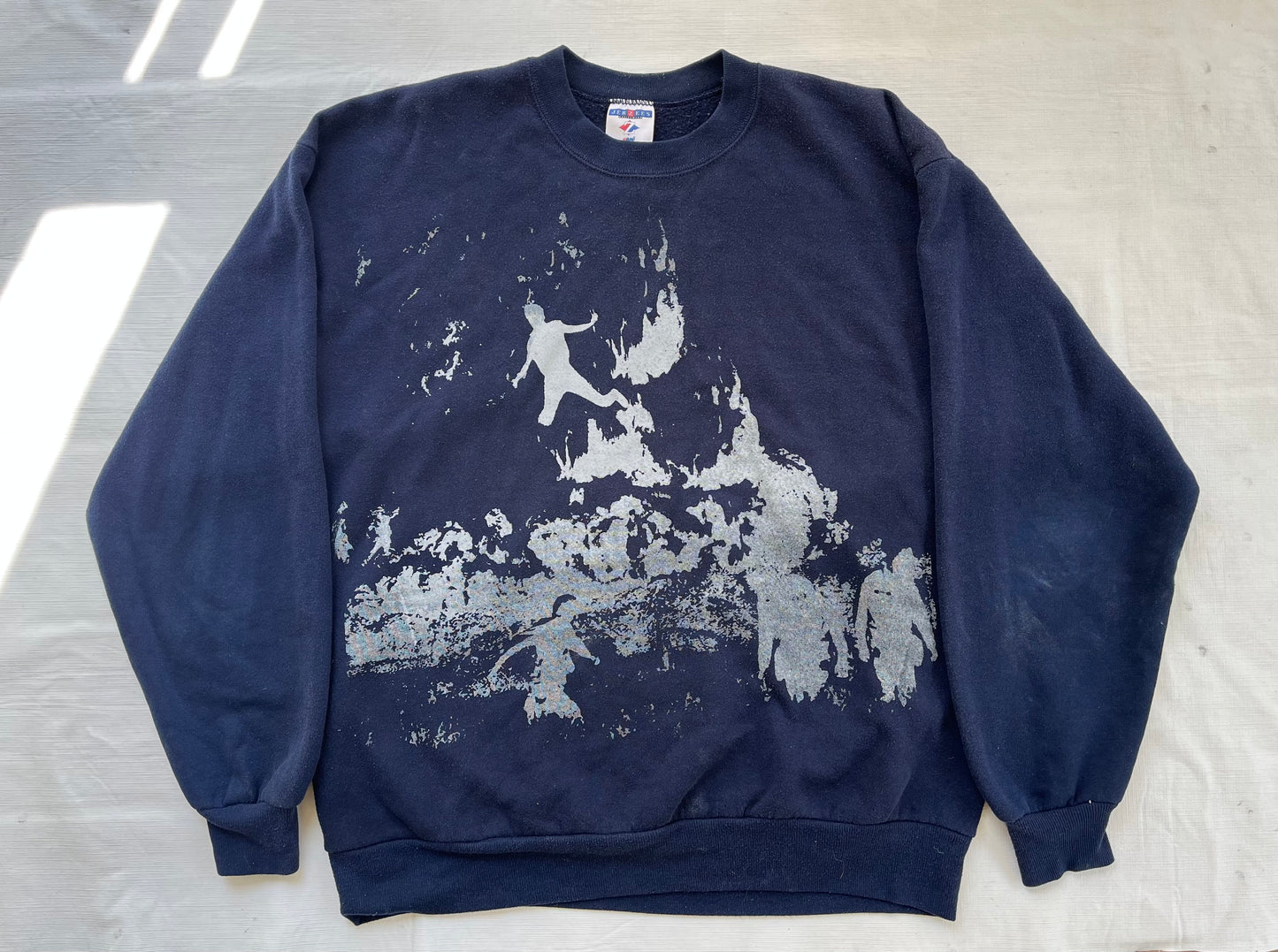 Troubled crewneck sample