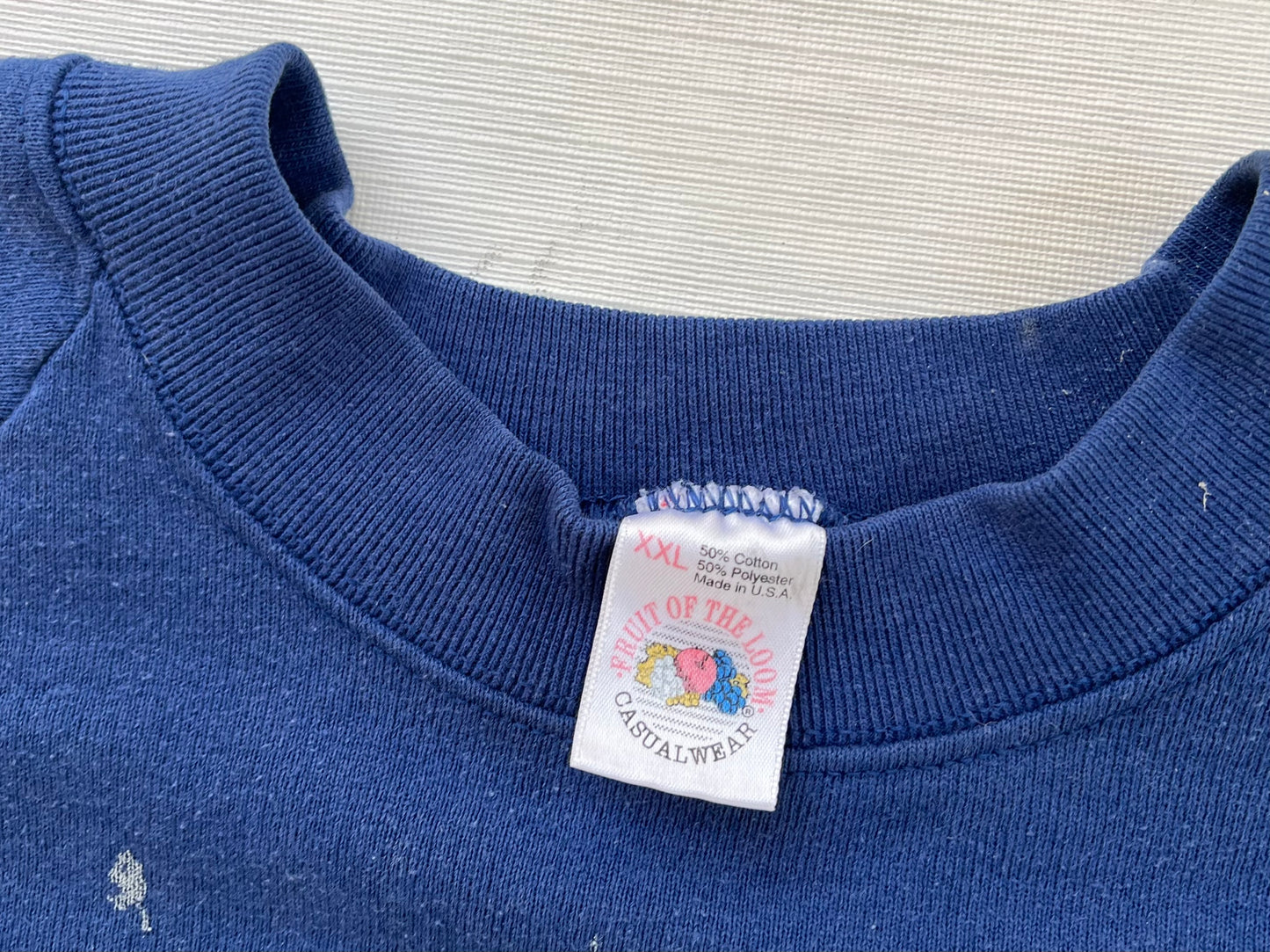 Troubled crewneck sample