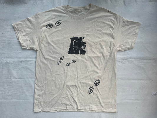 Wandering eyes cheetah sample tee