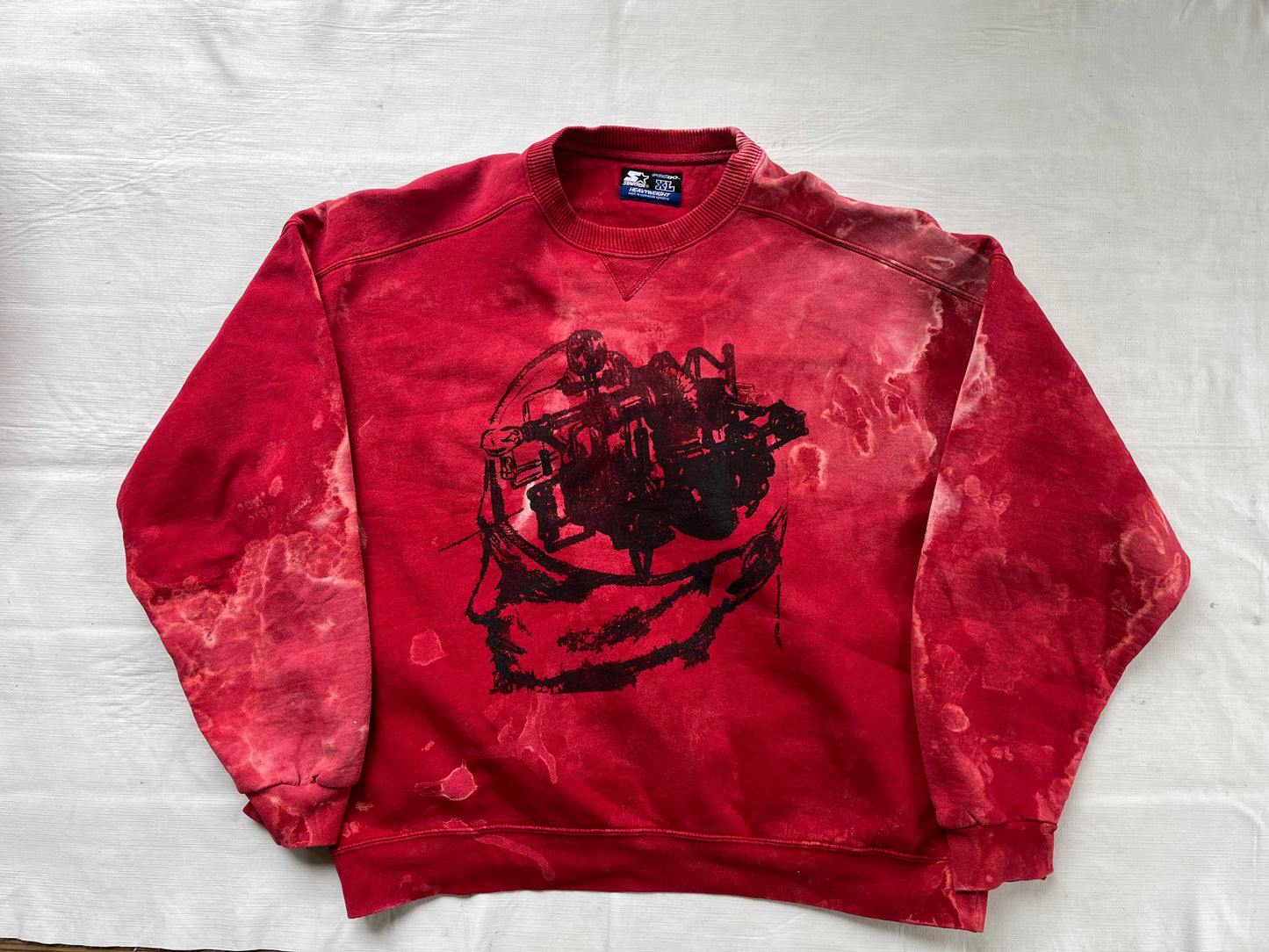 Mindful sweatshirt dyed