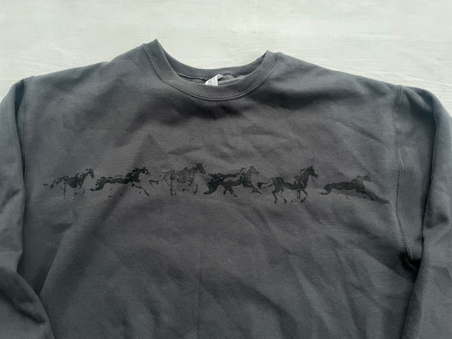 Horses crewneck